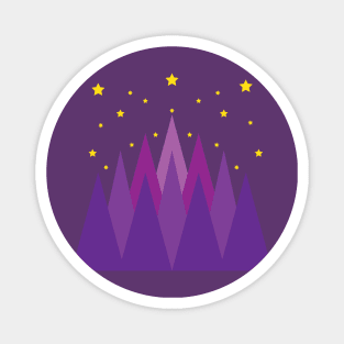 Purple Mountain Majesty Magnet